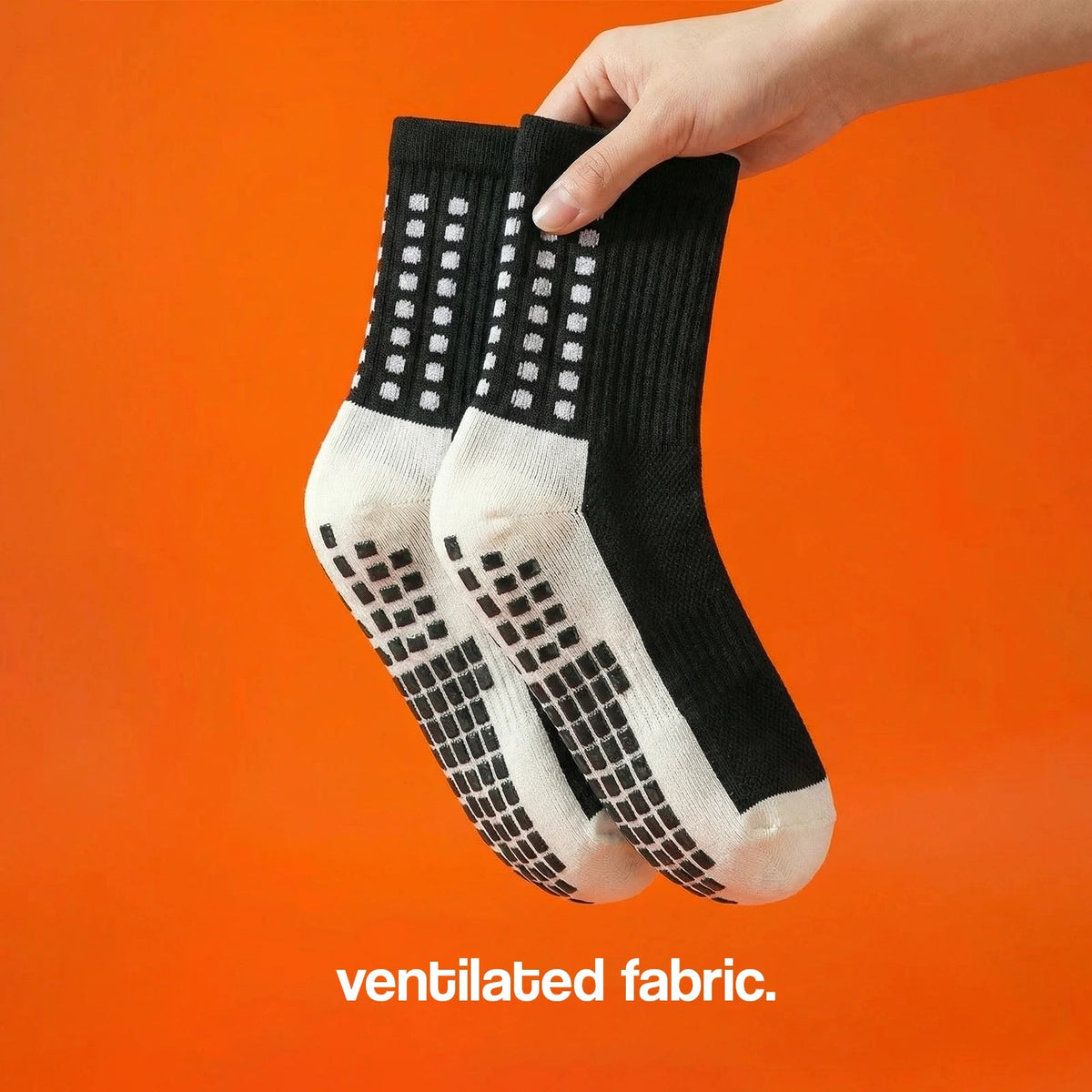 Non-Slip Athletic Grip Socks